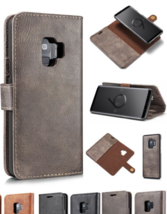 For Samsung S8 S9 J5Pro A8 2018 Wallet Leather Flip Magnetic BACK Case cover - $63.65