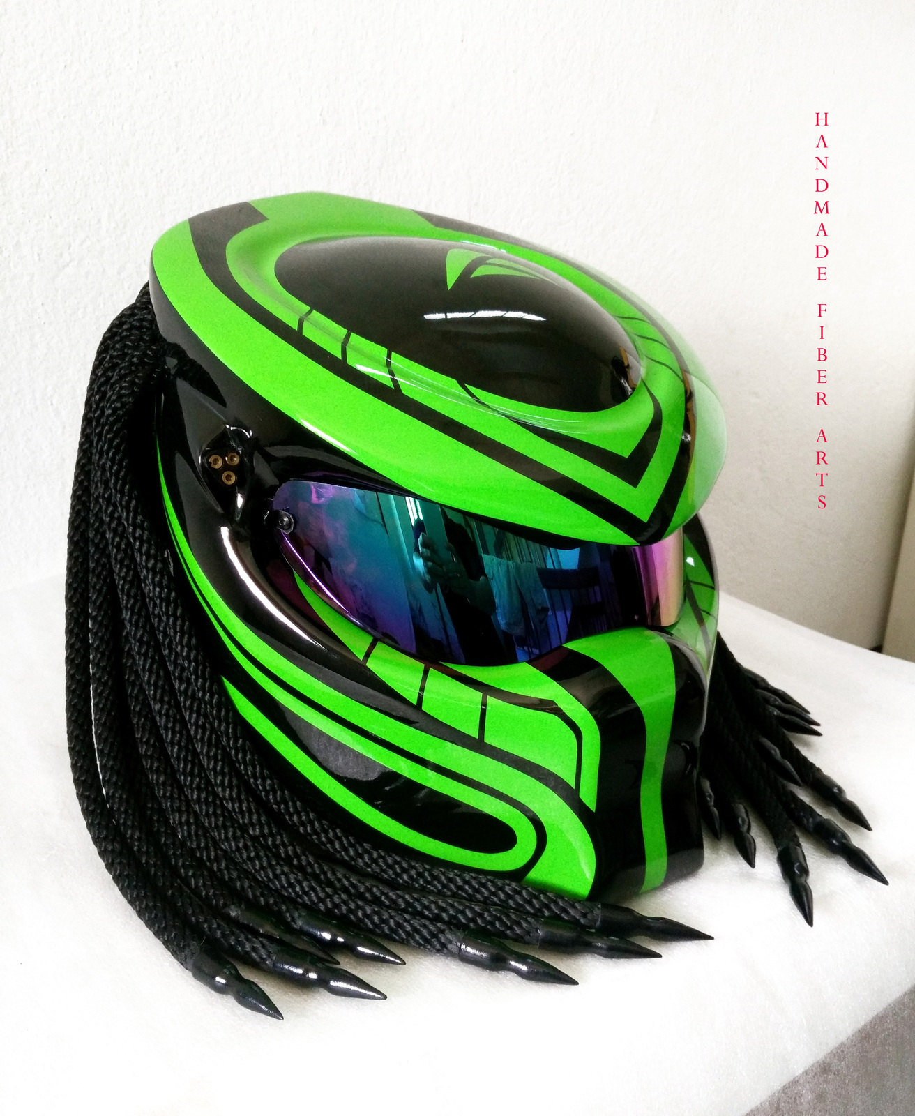 Custom Predator Motorcycle Helmet 