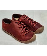Keen Shoes Women 5 Fire Red Sienna Oxford Lace-Up Leather Sneaker 1019584 - $29.89