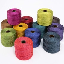 Beadsmith S-Lon Cord Multipack with 12 Spools (Saturation Mix)