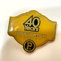 MLB Pittsburg Pirates 40 Years Florida Bradenton Vintage Tack Lapel Pin ... - $12.39