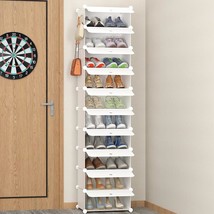 Large Shoe Rack Organizer Tall Metal Shoe Rack for Entryway Holds 62-66  Pairs 8