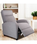 Massage Recliner Chair, Fabric Recliner Sofa Home Theater Seating With L... - $194.97