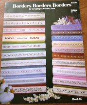 10-Page Pattern Booklet-Cross Stitch/Needlepoint BORDERS, BORDERS, BORDERS  - $8.00