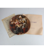 1977 Knowles Norman Rockwell &quot;The Toy Maker&quot; Collector&#39;s Plate #7194B Wi... - $14.54