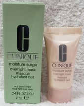 Clinique MOISTURE SURGE Overnight Mask All Skin Types Restore .24 oz/7mL New - $12.86