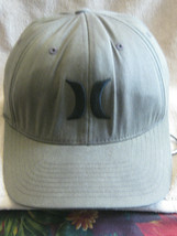 Hurley Flexfit Gray Baseball Cap Flex Embroidered Logo Mens Yupoong Size L/XL - $15.99