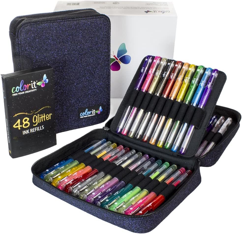 Dabo & Shobo Highlighters Set of 48,Colored Markers And Beautiful
