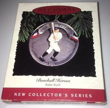 Hallmark - Keepsake Ornament - Baseball Heroes Series # 1 - Babe Ruth - $11.39