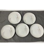 Vintage Platinum Wheat Pattern Fine China of Japan 6.25  Inch Saucers Se... - $16.82
