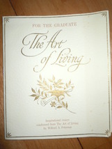 Vintage For The Graduate The Art of Living Hallmark Card Booklet 1961 - $3.99