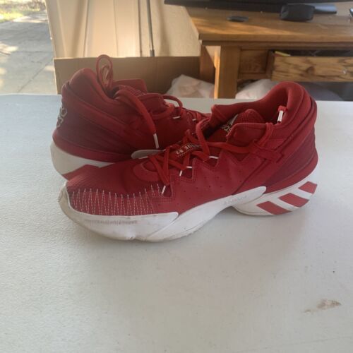 Mens Adidas D.O.N Issue 2 Basketball Shoes Donovan Mitchell Red White ...