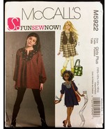 Uncut Size 10 ½ - 16 ½ Girls Vest Top Dress Leggings McCalls 5922 Patter... - $6.99