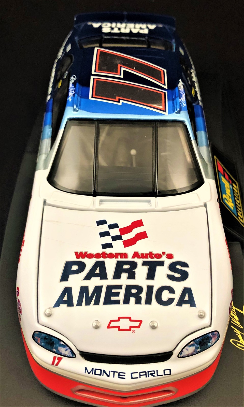 1997 Darrell Waltrip 17 Western Auto Parts America 124 Scale Pontiac