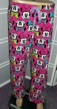  DISNEY Minnie Mouse Pink Fleece Lounge/Sleepwear Pants-Womens' Small(3/5) - $9.99