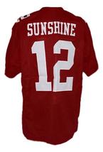Sunshine Bass Remember The Titans Movie New Men Football Jersey Maroon Any Size image 5