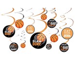 Amscan Basketball Swirl Party Decorations - $22.43