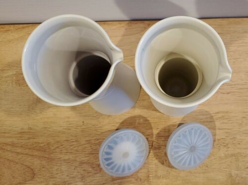  Vintage Set of 2 Tupperware Cruet Oil Vinegar Salad