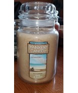 Yankee Candle Sun &amp; Sand Large 22 oz Jar Preowned But  Never Burned SUMM... - $16.73