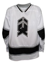Any Name Number New Haven Nighthawks Retro Hockey Jersey New Donelly White image 4