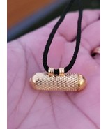 Punjabi evil protection amulet good luck taweet locket pendant black thr... - $8.87