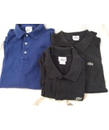 Men Lacoste Polo. Select One From Three Available. Vintage Wash or Black... - $10.50