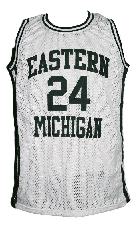 George gervin college basketball jersey white   1