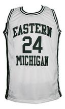 George Gervin #24 College Basketball Jersey Sewn White Any Size image 1