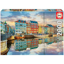 Educa Sunset At Copenhagen Harbour Jigsaw Puzzle 2000pcs - $63.21