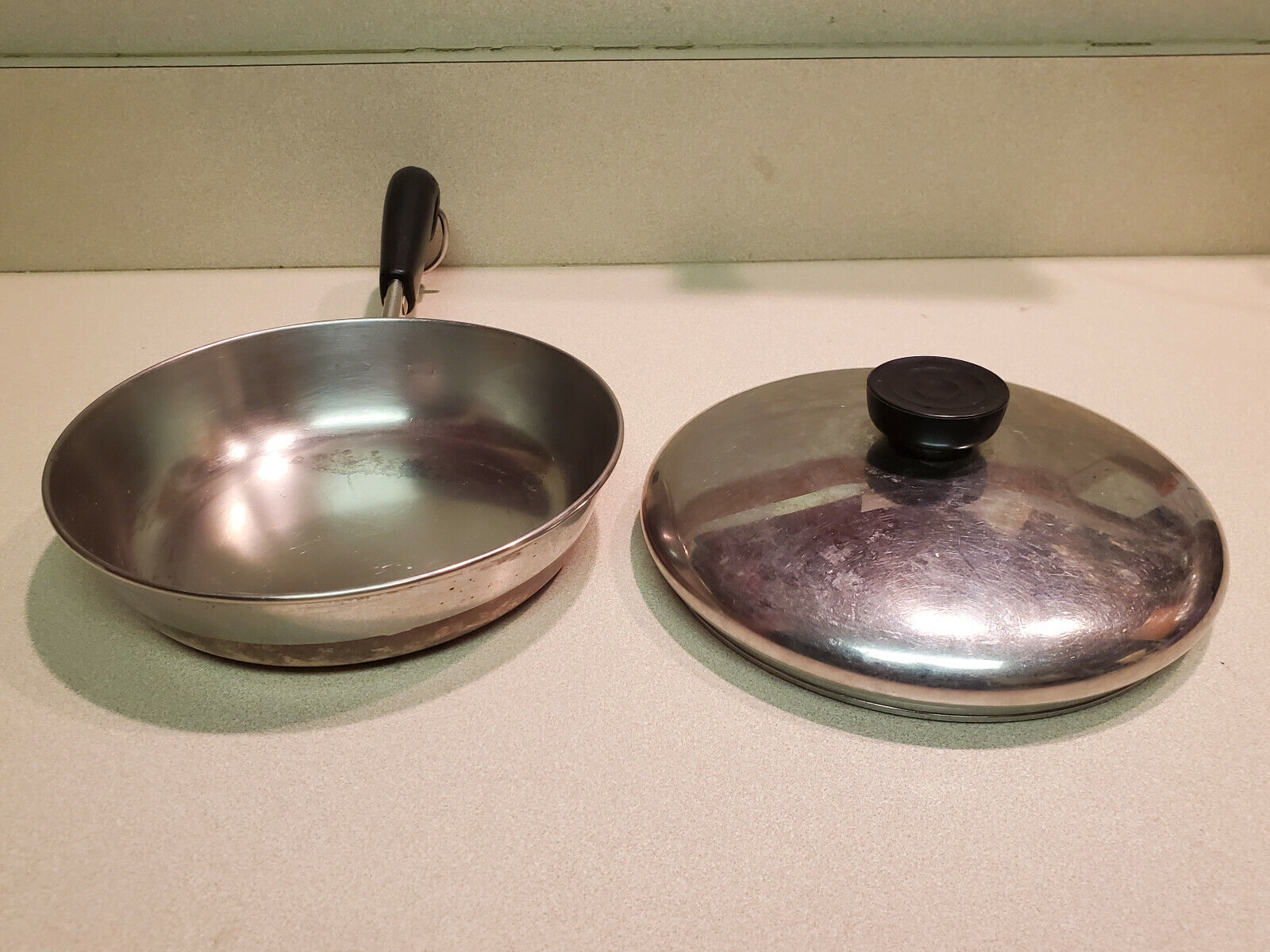 1801 Revere Ware 7 Frying Pan w/ Lid Copper and 50 similar items