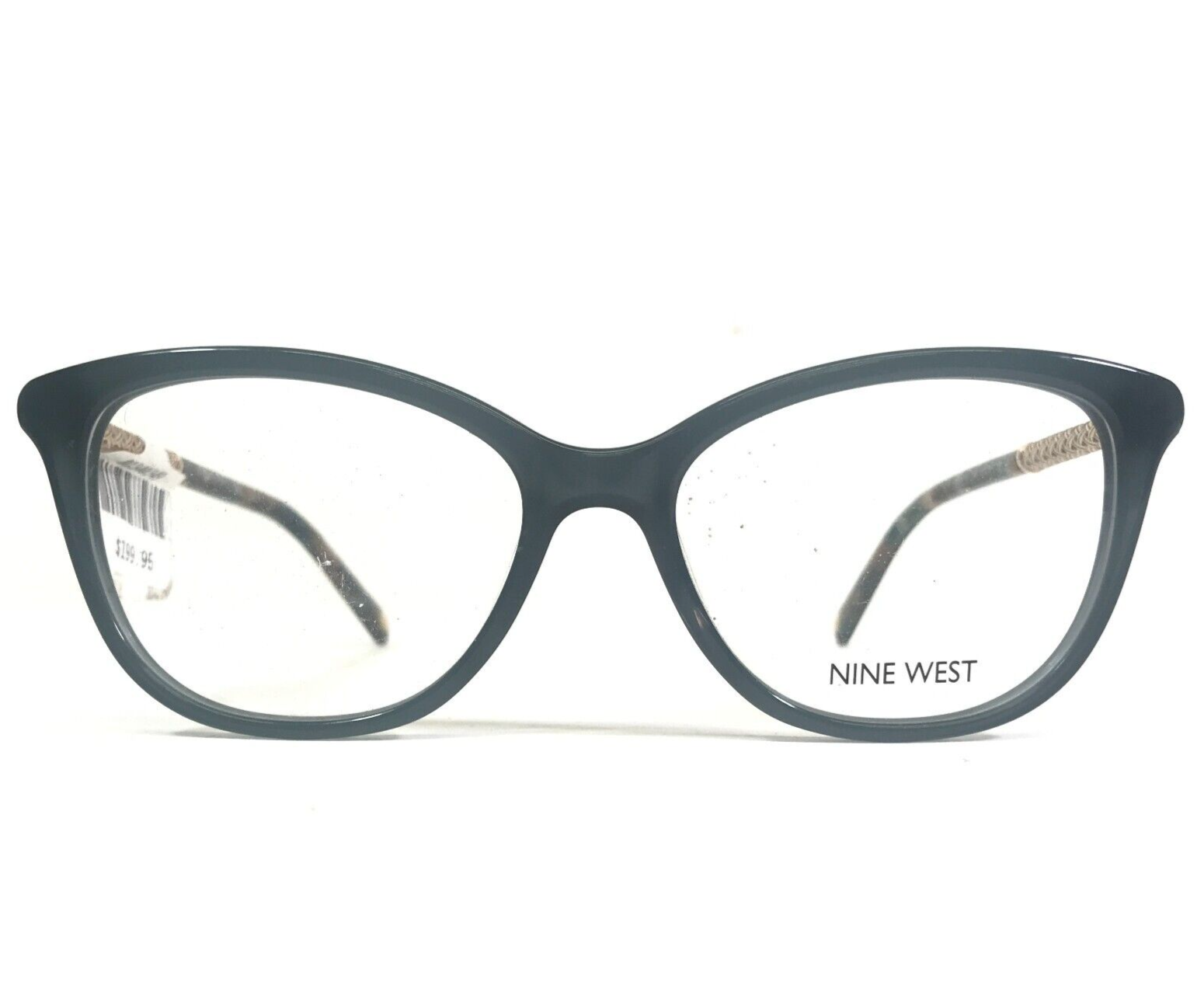 Nine West Eyeglasses Frames NW5143 304 Brown Green Gold Cat Eye 52-16-135 - $60.56