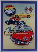 Corvette Collage Chevrolet Car Metal Sign - $19.95