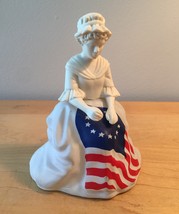 70s Avon Betsy Ross sewing the American flag cologne bottle (Sonnet) image 1
