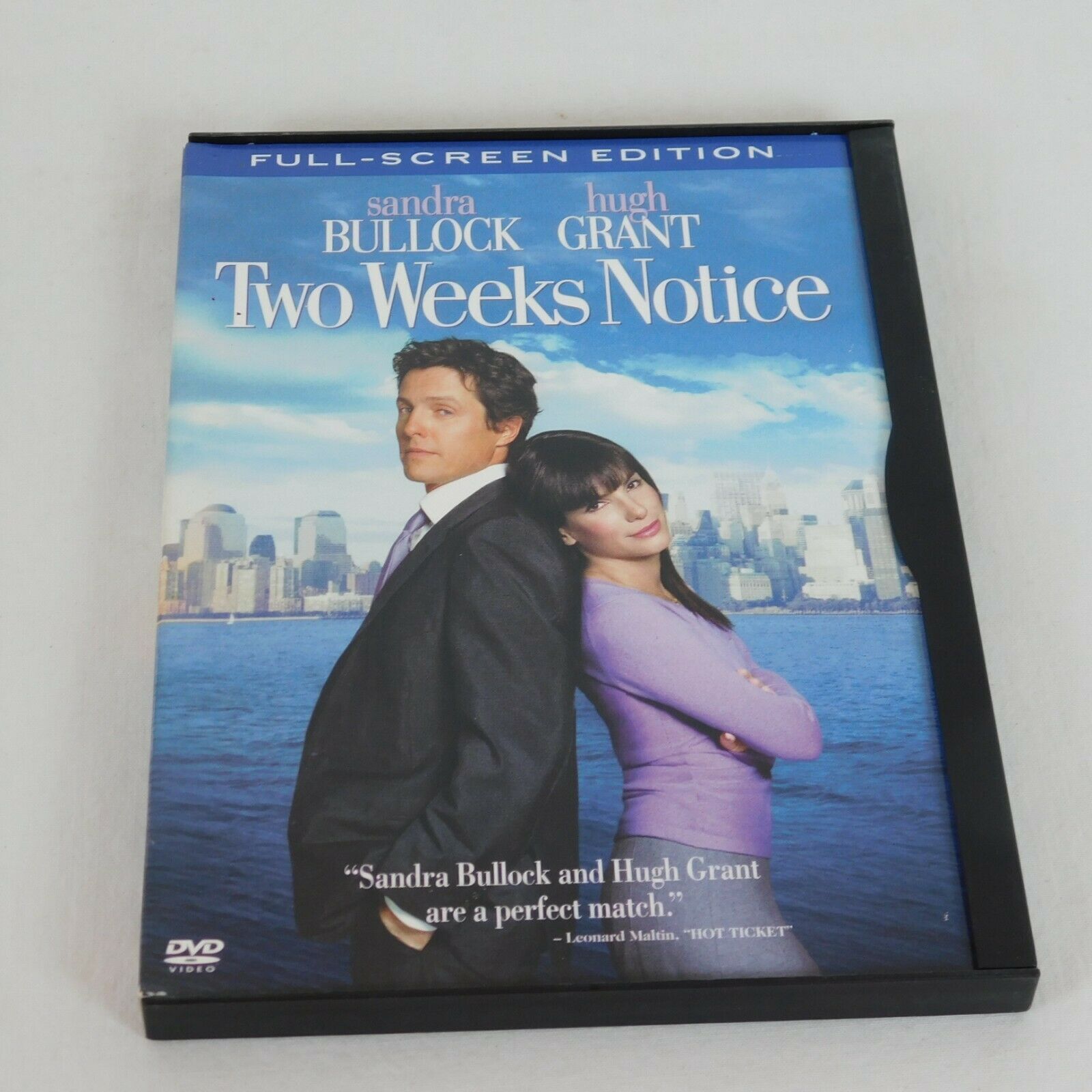 Two Weeks Notice DVD 2003 Full Frame Sandra Bullock Hugh Grant Romantic ...