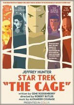 Star Trek Original Series The Cage Episode Poster Refrigerator Magnet NEW UNUSED - $4.99