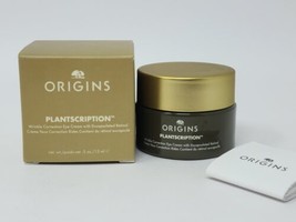 Origins Plantscription Wrinkle Correction Eye Cream 0.5oz/15ml With Retinol - $30.86