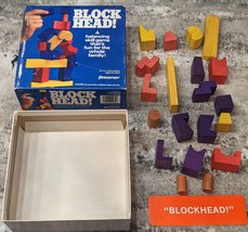 Vintage Pressman Block Head! Game 1992 w/ Original Box, Pieces, and Card - $16.95