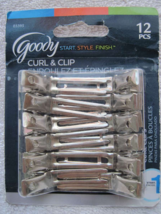 12 Goody Metal Sectioning Styling Hair Clips 2006 Section Secure Style Classic - $12.00+