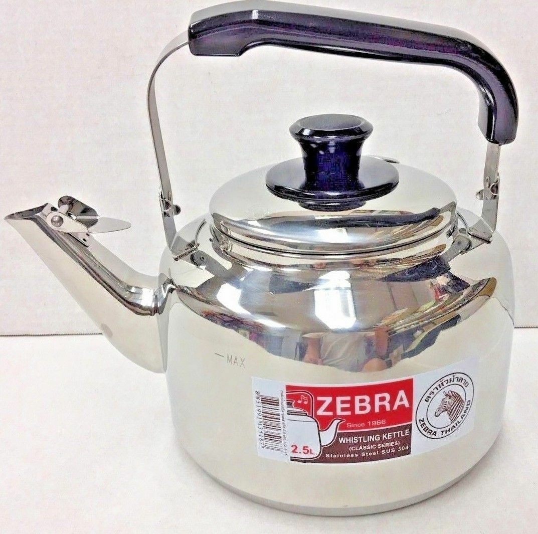 Laura Ashley 10 Cup Stainless Steel Stovetop Tea Kettle