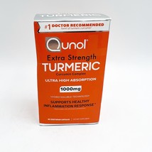 Qunol Turmeric Curcumin (60 Count) Ultra High Absorption 1000mg Exp 4/24 - $24.99