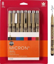 Dyvicl White Ink Pens - 12-Piece Fine Point Tip White Gel Pens for