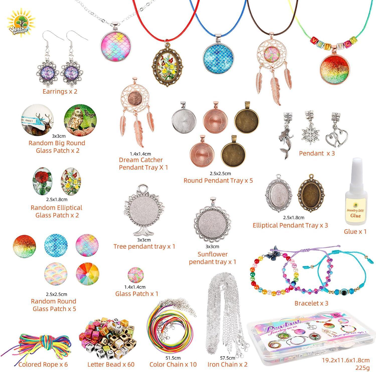  UFU Charm Bracelet Making Kit Girls Beads for Jewelry
