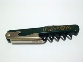 Vintage Pocket Knife Opener LOUIS M.MARTINI Wine Corkscrew Bottle made i... - $29.21