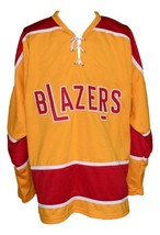 Any Name Number Philadelphia Blazers Retro Hockey Jersey Yellow Parent Any Size image 1