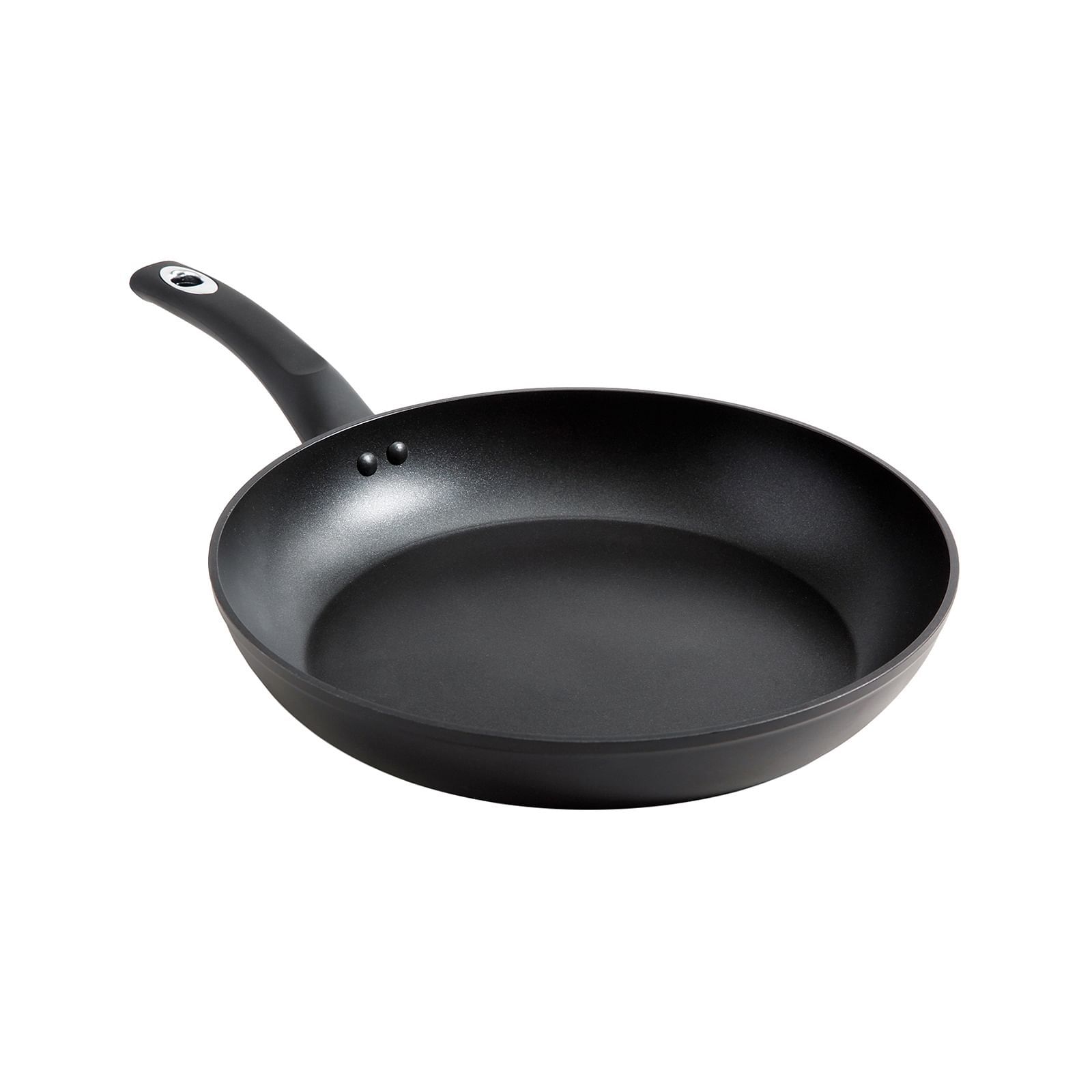 Oster Clairborne 12 in. Aluminum Saute Pan with Lid in Charcoal Grey