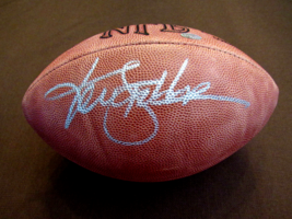 Jim Taylor Autographed Signed White Panel Baden Football - JSA