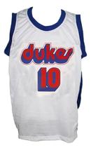 Norm Nixon #10 Dukes Basketball Jersey New Sewn White Any Size image 1
