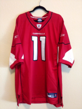 Arizona Cardinals Larry Fitzgerald Jersey Superbowl Size 54 Reebok NFL P... - $42.06