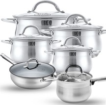 Paula Deen 12pc Metallic Aluminum Belly Shape Cookware Set COPPER