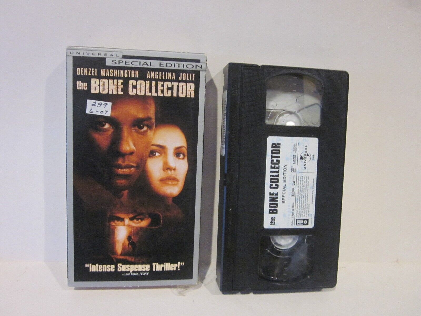 The Bone Collector (VHS, 2000, Special Edition) Denzel Washington - VHS ...